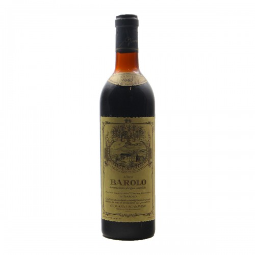 BAROLO CASCINA ZOCCOLAIO 1965 SCANAVINO Grandi Bottiglie