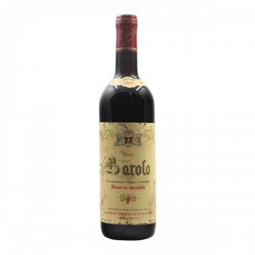 BAROLO RISERVA SPECIALE 1967 F.LLI GALLIZIA Grandi Bottiglie