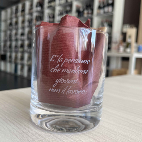 Bicchiere da whisky personalizzato - tumbler