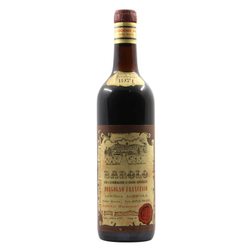 BAROLO 1971 BORGOGNO FRANCESCO