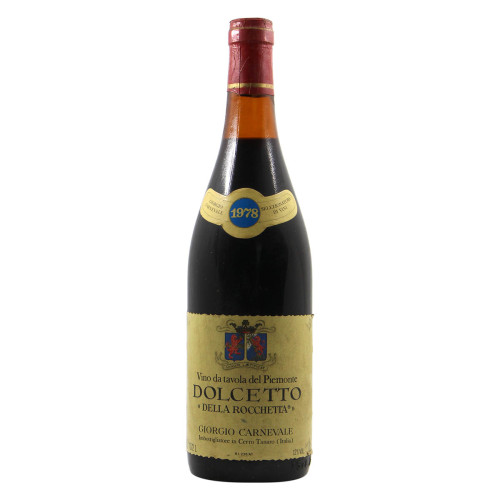 DOLCETTO DELLA ROCCHETTA 1978 GIORGIO CARNEVALE