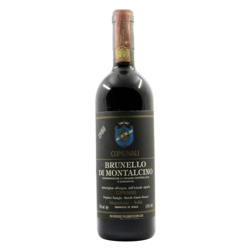 BRUNELLO DI MONTALCINO 1980 COMUNALI