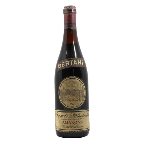 AMARONE DELLA VALPOLICELLA 1978 BERTANI