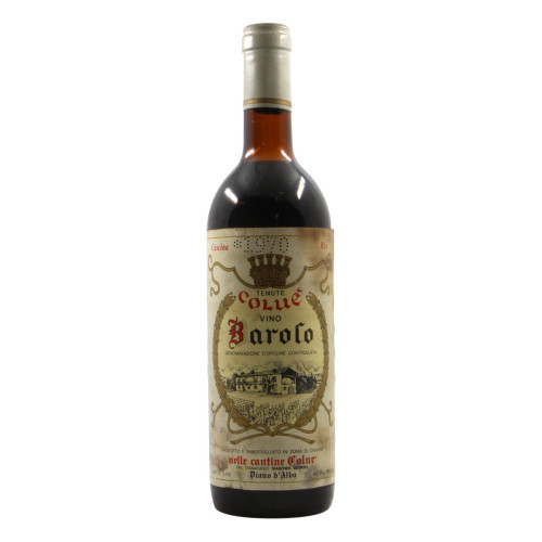 BAROLO 1970 COLUE' MASSIMO ODDERO