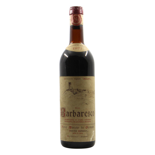 BARBARESCO 1971 MARIO MINUTO FU GIOVANNI