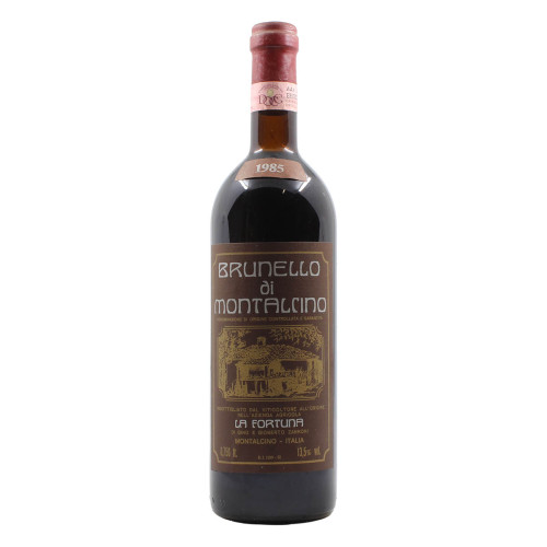 BRUNELLO DI MONTALCINO 1985 AZIENDA LA FORTUNA