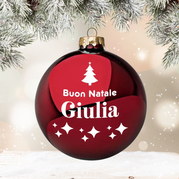 PALLINE DI NATALE PERSONALIZZATE