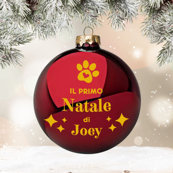 PALLINE DI NATALE PERSONALIZZATE