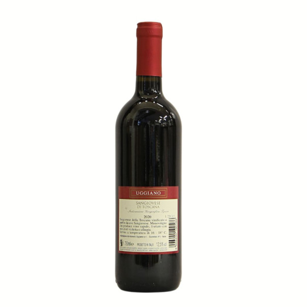 BOTTIGLIA VINO PERSONALIZZATA SANGIOVESE TOSCANO PRESTIGE 2020 UGGIANO