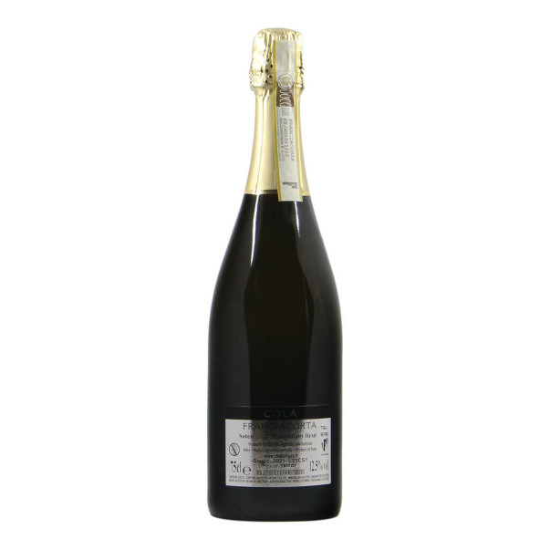 BOTTIGLIA VINO PERSONALIZZATA FRANCIACORTA BRUT SATEN 2020 COLA BATTISTA