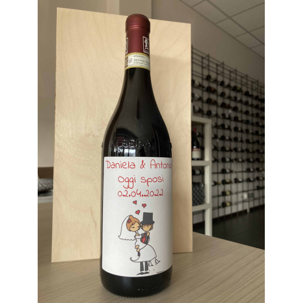 BOTTIGLIA VINO PERSONALIZZATA VALPOLICELLA RIPASSO SUPERIORE 2020 BRIGALDARA