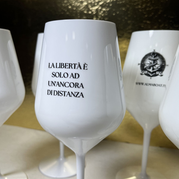 CALICE VINO IN PLASTICA PERSONALIZZATO