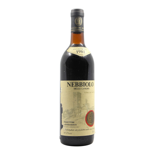 LANGHE NEBBIOLO 1981 PRODUTTORI DEL BARBARESCO