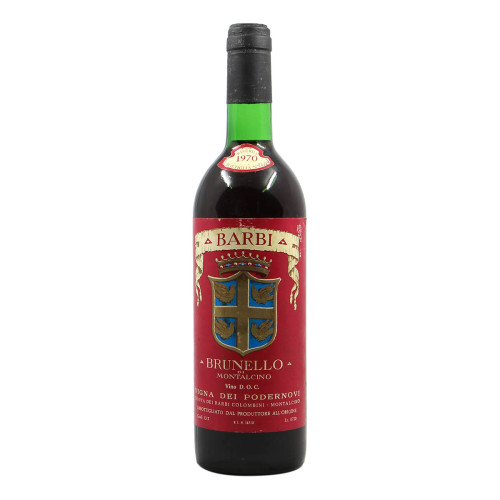 BRUNELLO DI MONTALCINO RISERVA VIGNA DEI PODERNOVI 1970 FATTORIA DEI BARBI