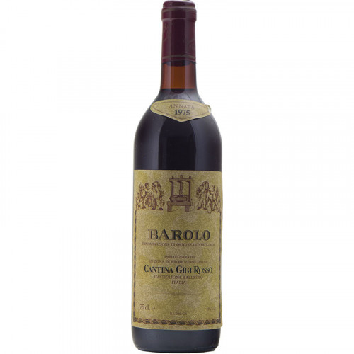 BAROLO 1975 CANTINA GIGI ROSSO